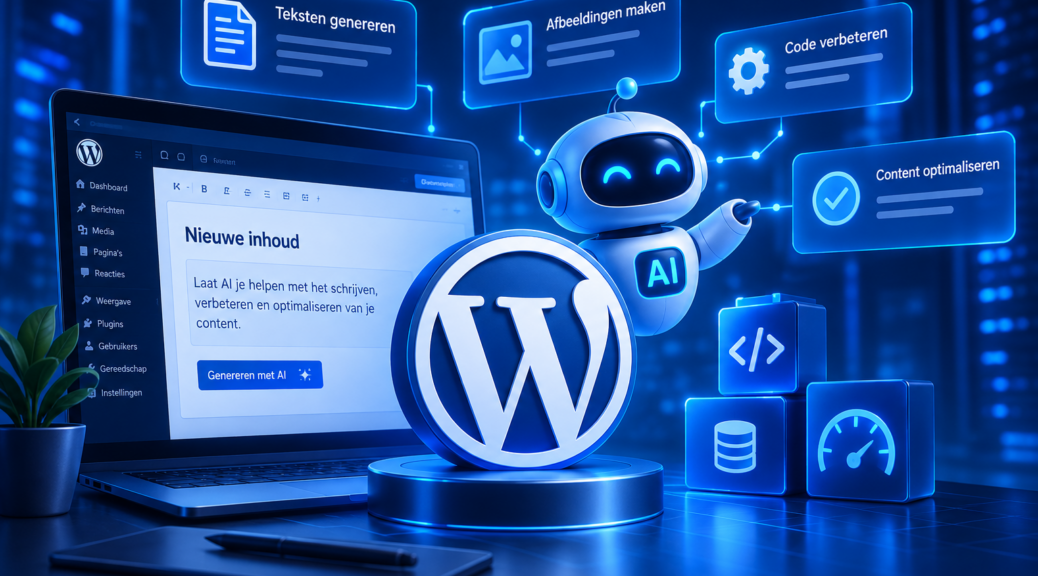 AI in WordPress voor websites, WooCommerce en webdevelopment
