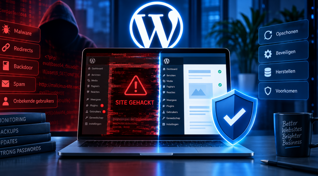 Gehackte WordPress website beveiligen en malware verwijderen